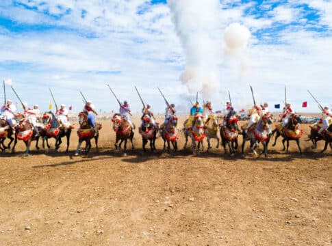 التبوريدة المغربية .. خيَّالٌ وخيلٌ وعشق
